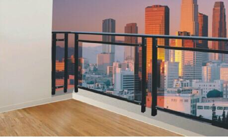 北京鋅鋼陽臺欄桿，組裝護(hù)窗圍欄圖片