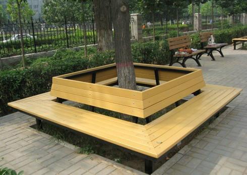 鄭州市戶外木塑地板，市政公園椅直銷，園林花箱款式定做，木塑防護(hù)欄