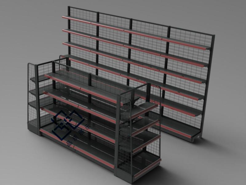 供应超市货架003，上海货架，天津货架，订做展示货架，广州货架厂图片