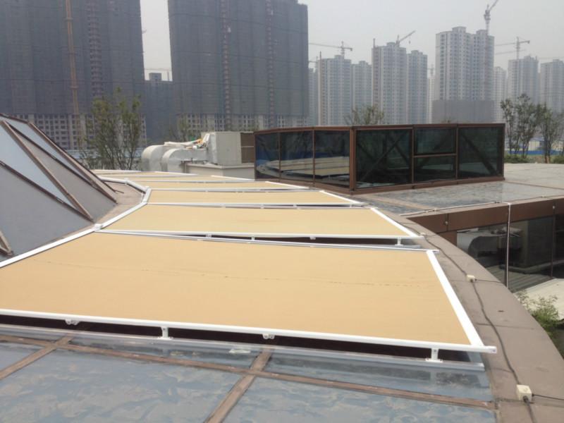 杭州外遮陽天幕電動外遮陽圖片