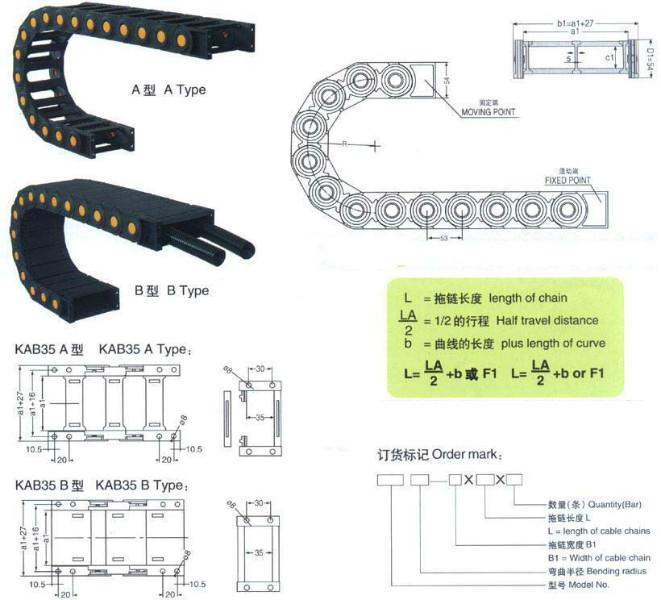 供應工程塑料拖鏈廠家直銷現(xiàn)貨標準品
