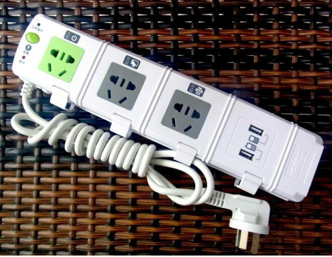 供應(yīng)人體感應(yīng)帶sub充電待機斷電節(jié)能電腦*排插座