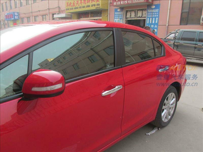 石家莊汽車貼膜本田思域全車龍膜太陽膜前檔暢悅ELT80AIR80側(cè)后