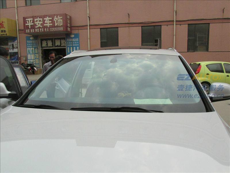 石家莊奧迪Q3龍膜汽車膜前檔AIR80冰藍(lán)色陶瓷膜暢悅ELT80側(cè)后