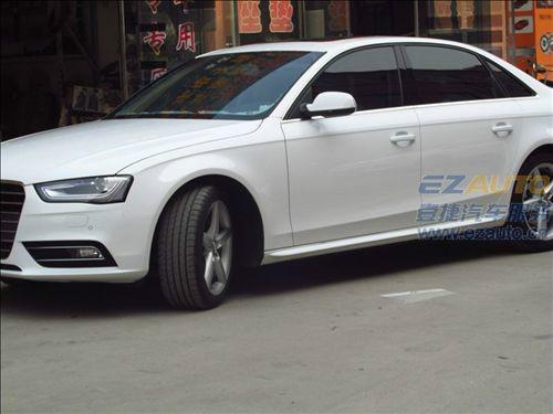 石家莊龍膜授權(quán)施工店奧迪A4L進口龍膜汽車貼膜前檔AIR80側(cè)后檔L