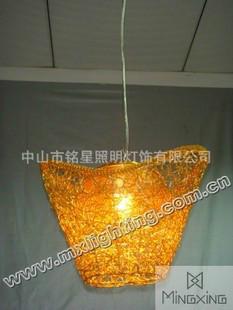 中山鋁線藝術(shù)吊燈廠家酒店餐廳吊燈圖片