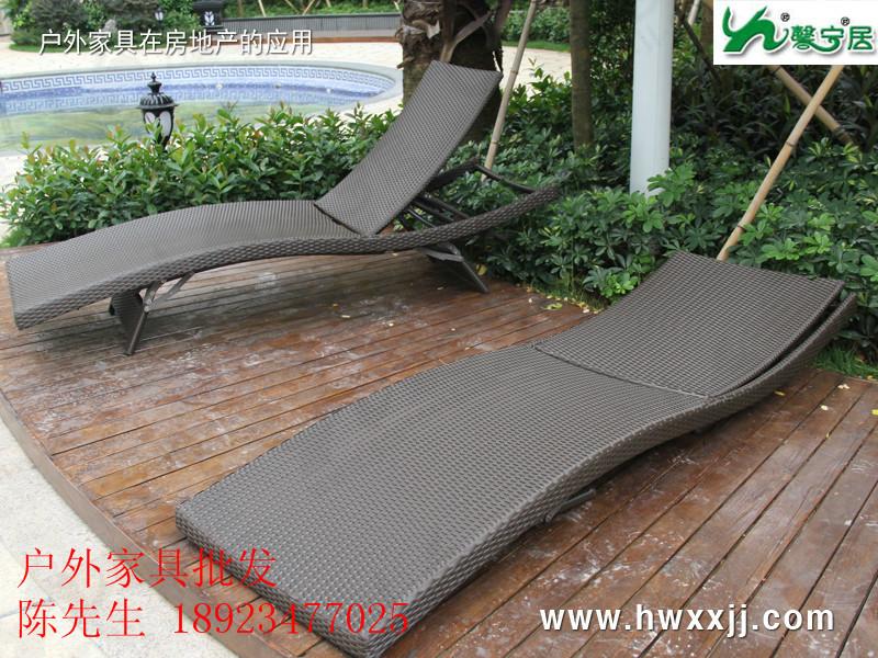 供應(yīng)藤編躺椅定制酒店藤編躺椅定制深圳藤編家具廠家