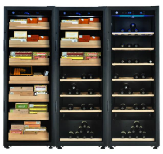 供應展示型雪茄紅酒柜訂做紅酒柜