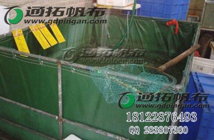 長年供應(yīng)魚池帆布泳池耐老化帆布魚池布