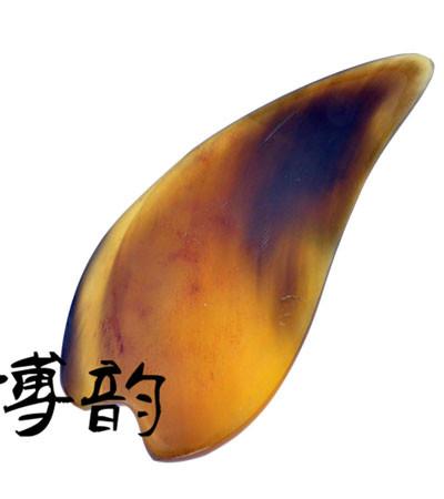 供應(yīng)正品牛角刮莎片(厚)  刮痧片 面部刮痧板 *牛角刮痧片