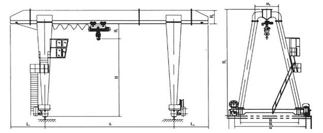 供應深圳MH電動葫蘆門式起重機廠家價格