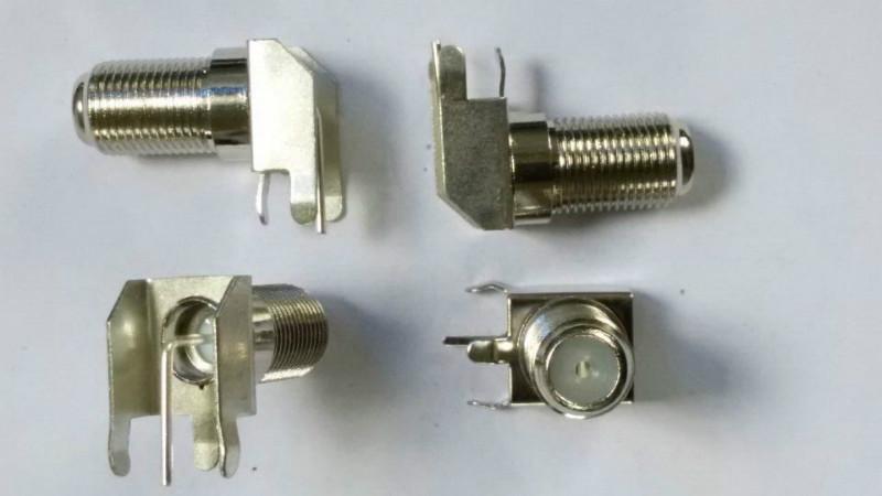 供應(yīng)三爪鐵皮機(jī)頂盒插座，有線電視器材，連接器，冷壓頭擠壓頭，螺紋F頭
