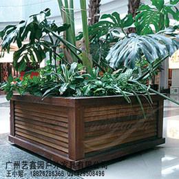 供應戶外木質花箱 木質花缽 園林景觀花箱 戶外花盆 戶外盆栽