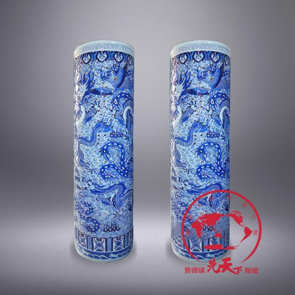 供應校慶禮品陶瓷大箭筒，定制陶瓷大箭筒，學校裝飾陶瓷大箭筒