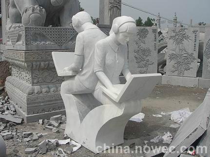 石雕人物孔子價(jià)格，批量制作石雕人物，人物雕塑