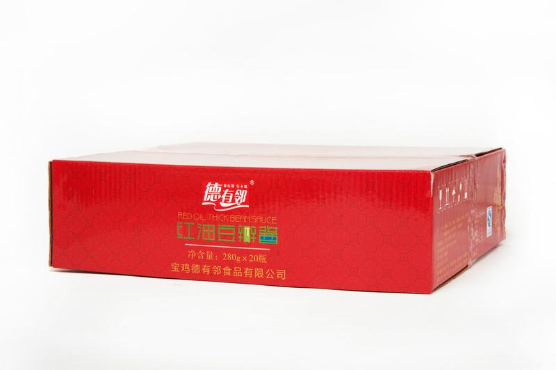 供應(yīng)岐山德有鄰紅油豆瓣醬280g招商