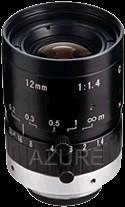 供应AZURE-1214MM 12mm 200万像素C接口工业镜头 手动光圈