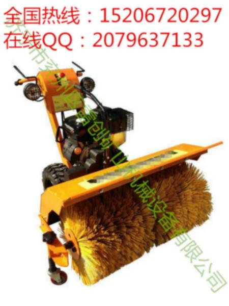 供應清雪機公路拋雪機公園掃雪機滾刷13馬力電啟動參數價格