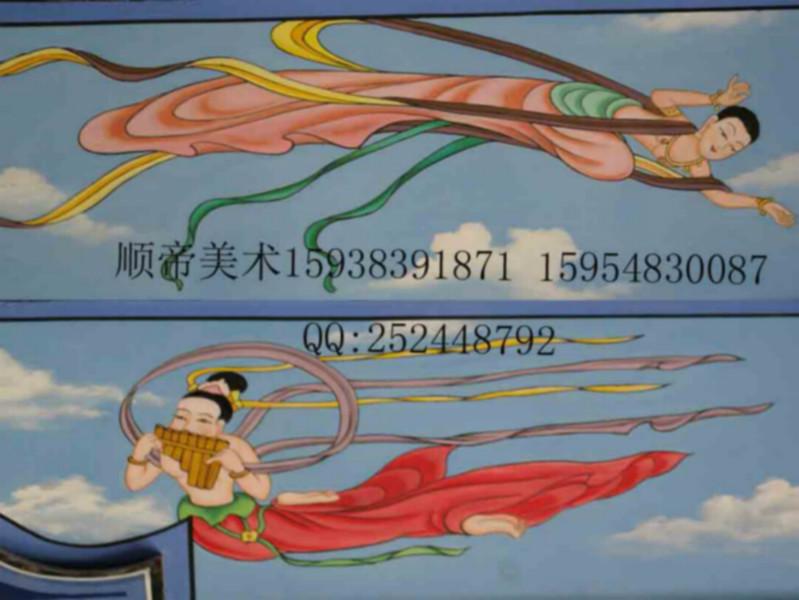 供應(yīng)佛像壁畫佛像畫道教壁畫