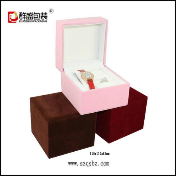 供應(yīng)深圳訂做皮革手表盒子