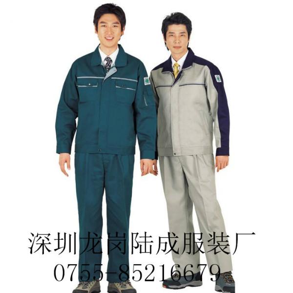 供應(yīng)深圳東莞工衣秋冬裝工裝套裝