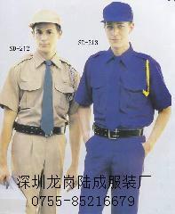 供應(yīng)2014夏裝工衣工廠男女工作服