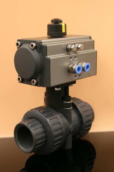 氣動(dòng)塑料球閥PUAT圖片/氣動(dòng)塑料球閥PUAT樣板圖 (2)