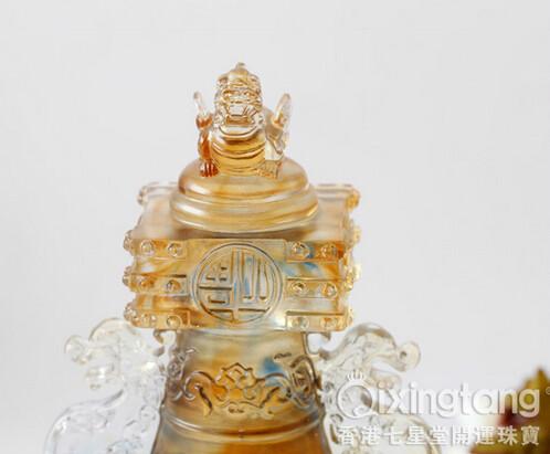 供應(yīng)家居*琉璃擺件霸王貔貅鼎