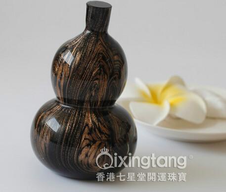 供應(yīng)家居*黑曜石擺件金沙黑葫蘆