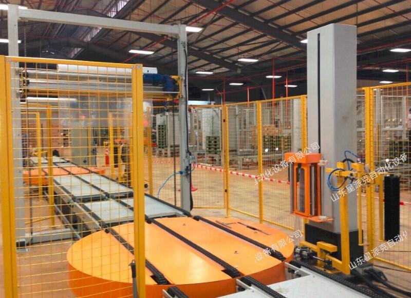 供應(yīng)全自動覆頂膜纏繞機(jī)XAT300PPS-ART-TS山東全自動纏繞機(jī)-山東星派克