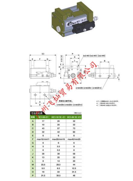 供应EINS平行夹具HC1-10-C编号1072705（正品保证）