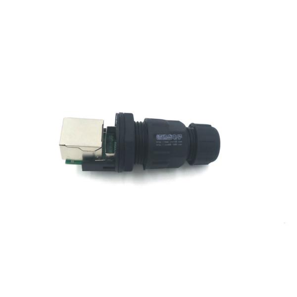 M19-rj45网络防水接头供应M19-rj45网络防水接头 数据传输M19-RJ45网络防水接头