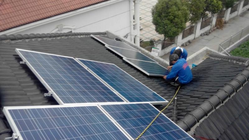 無錫別墅5KW太陽能發(fā)電系統(tǒng)圖片