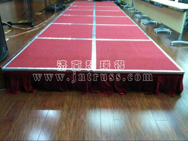 供應酒店活動折疊舞臺拼裝婚慶舞臺