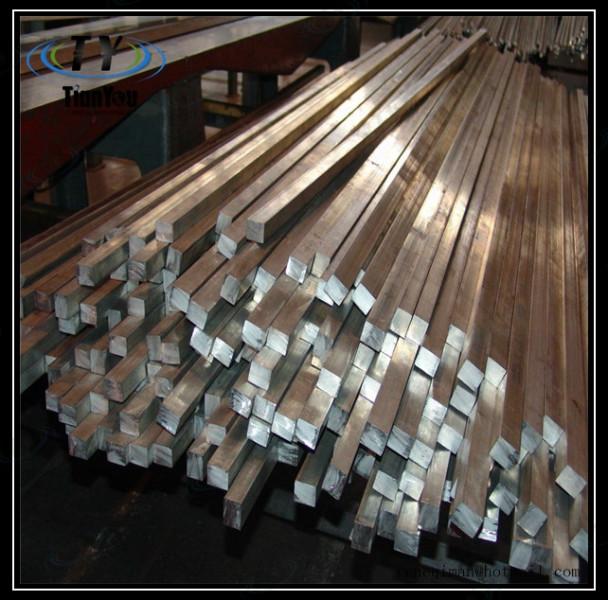 供應(yīng)定做純鈦方棒鈦四角棒鈦磨光棒