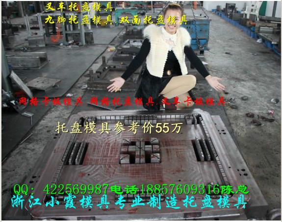 供應(yīng)1.5米九腳托盤塑料模具單面托盤模具