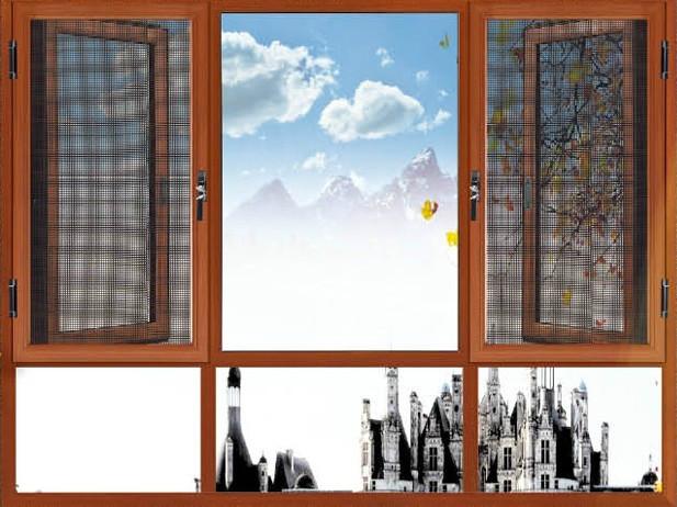 工廠直供防盜紗窗圖片