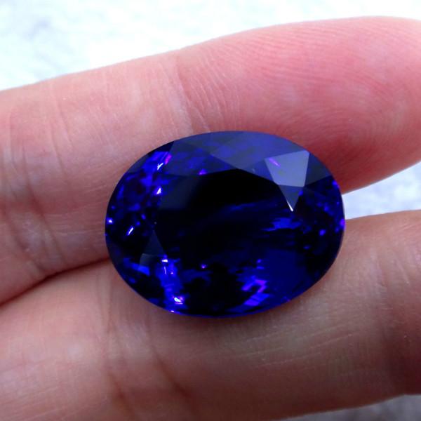 供應(yīng)19.975克拉坦桑石裸石坦桑石的價(jià)格 坦桑石批發(fā)