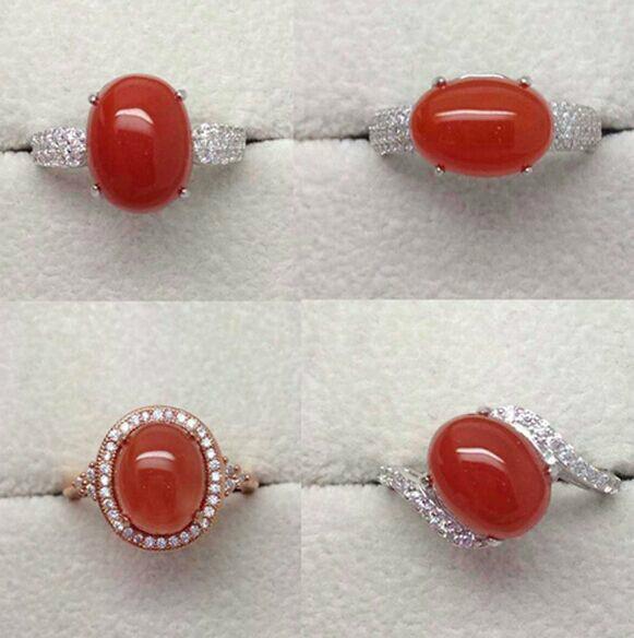 供應(yīng)蘇州南紅飾品戒指