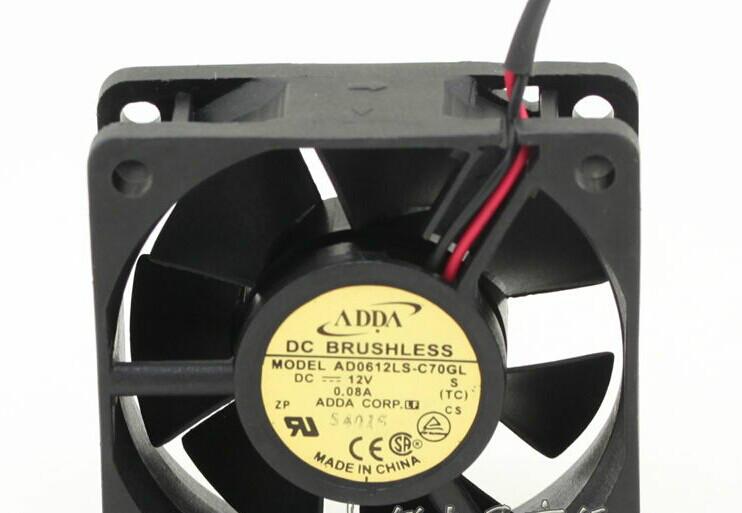 供应全新ADDAAD0612LS-C70GL，6020 6CM 12V 0.08A 含油散热风扇