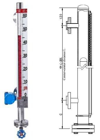 供應(yīng)上海崟岑磁性液位計(jì)，液位計(jì)供應(yīng)商，磁性翻板液位計(jì) 上海崟岑磁性液位計(jì)