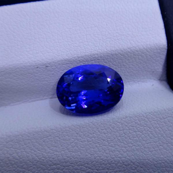 供應(yīng)天然橢圓形坦桑寶石5.57克拉坦桑石戒面 鑲嵌戒指 吊墜