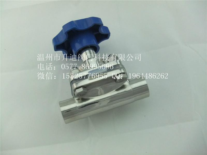 供應(yīng)衛(wèi)生級(jí)不銹鋼手動(dòng)焊接隔膜閥衛(wèi)生級(jí)焊接隔膜閥不銹鋼直通隔膜閥