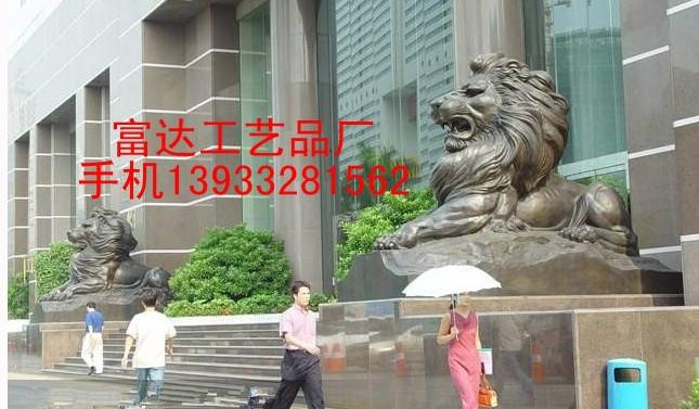 供應(yīng)大型鑄銅獅子，銅獅子鑄造，銅獅子雕塑