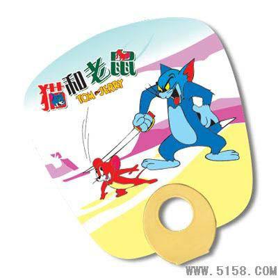 專業(yè)廠家定制PP廣告扇塑料扇圖片