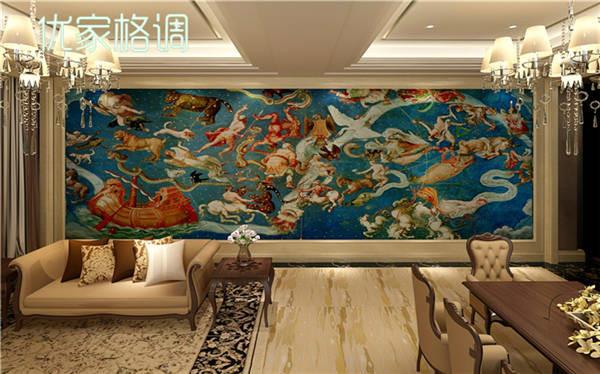 鄭州無縫壁畫加工定制圖片