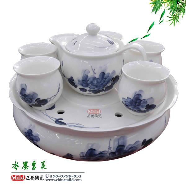 供應(yīng)陶瓷茶具禮品套裝 青花瓷茶具