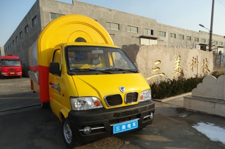 廠家直銷電動流動餐車圖片