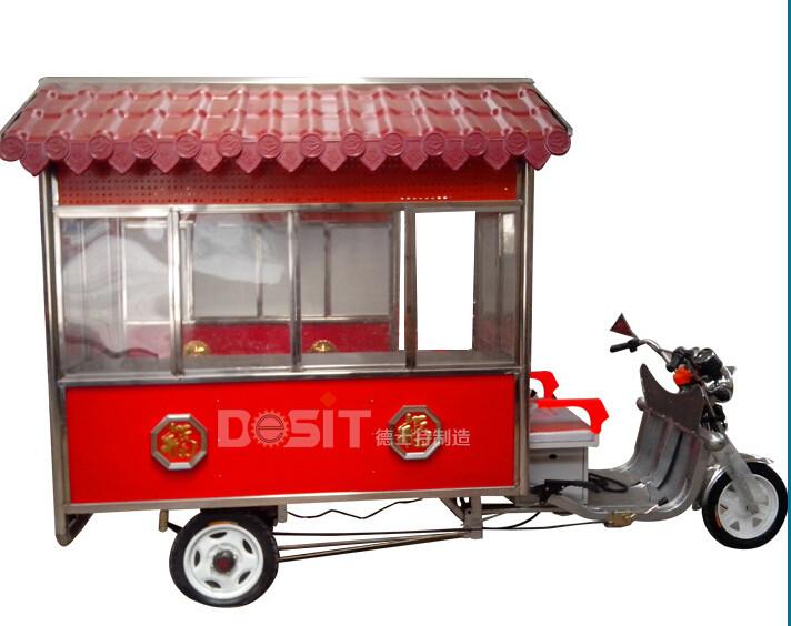 移動式三輪電動流動早餐車小吃車圖片