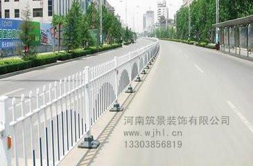 PVC道路护栏交通护栏PVC河道护栏图片